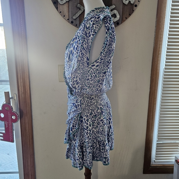 Poupette St. Barth Small V Neck Estelle Mini Dress - Picture 8 of 11